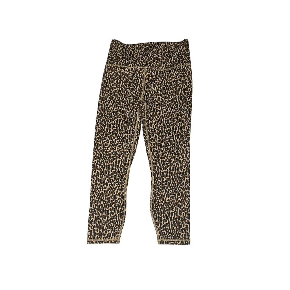Fabletics PowerHold Leopard Print Leggings Women’s Stretch Athletic